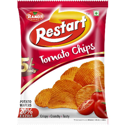 Ramoji Restart Tomato Chips Rs.5 Pouch